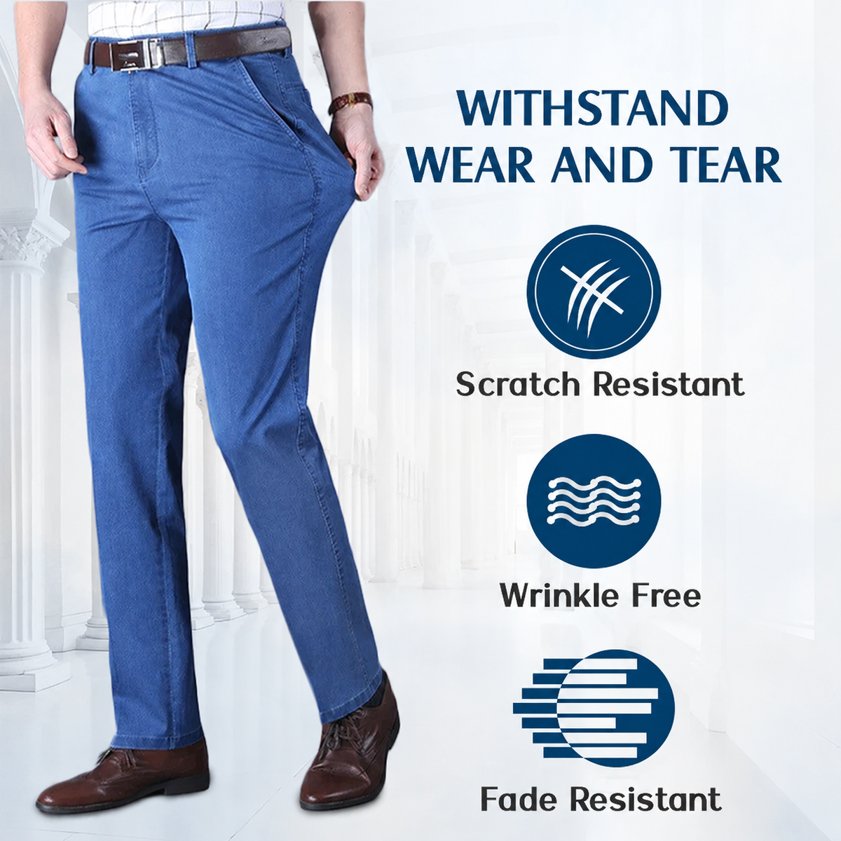 Black Friday Early Bird Sale Is Here🔥Men's Classic Straight Fit Stretch Jeans