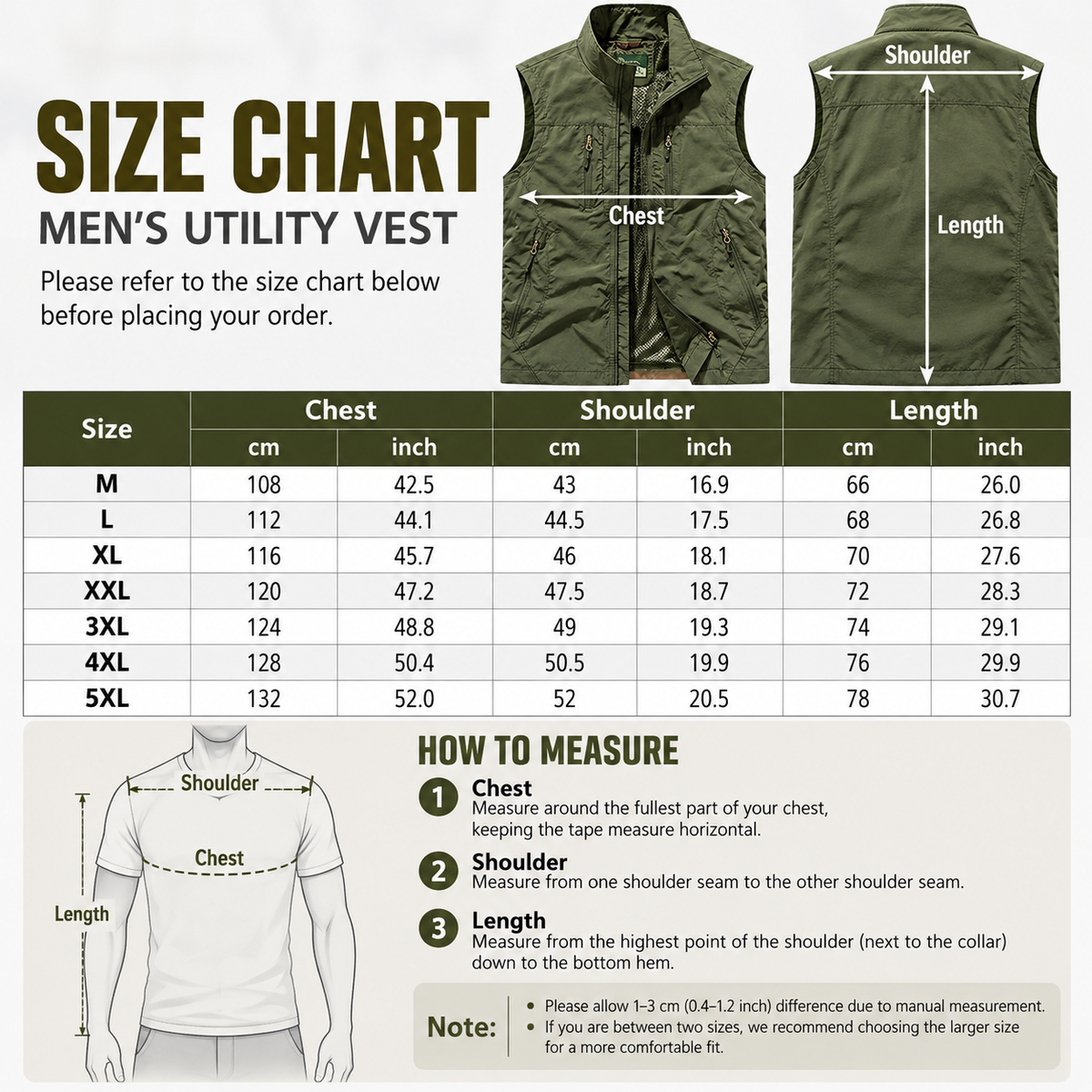 ⏰Limited Time Sale⏰ Men's Multi-Pocket Utility Vest – 8 Pockets for Everyday Convenience