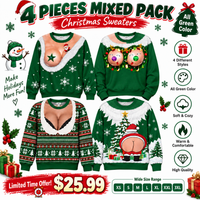 4-Piece Mixed Pack * Green