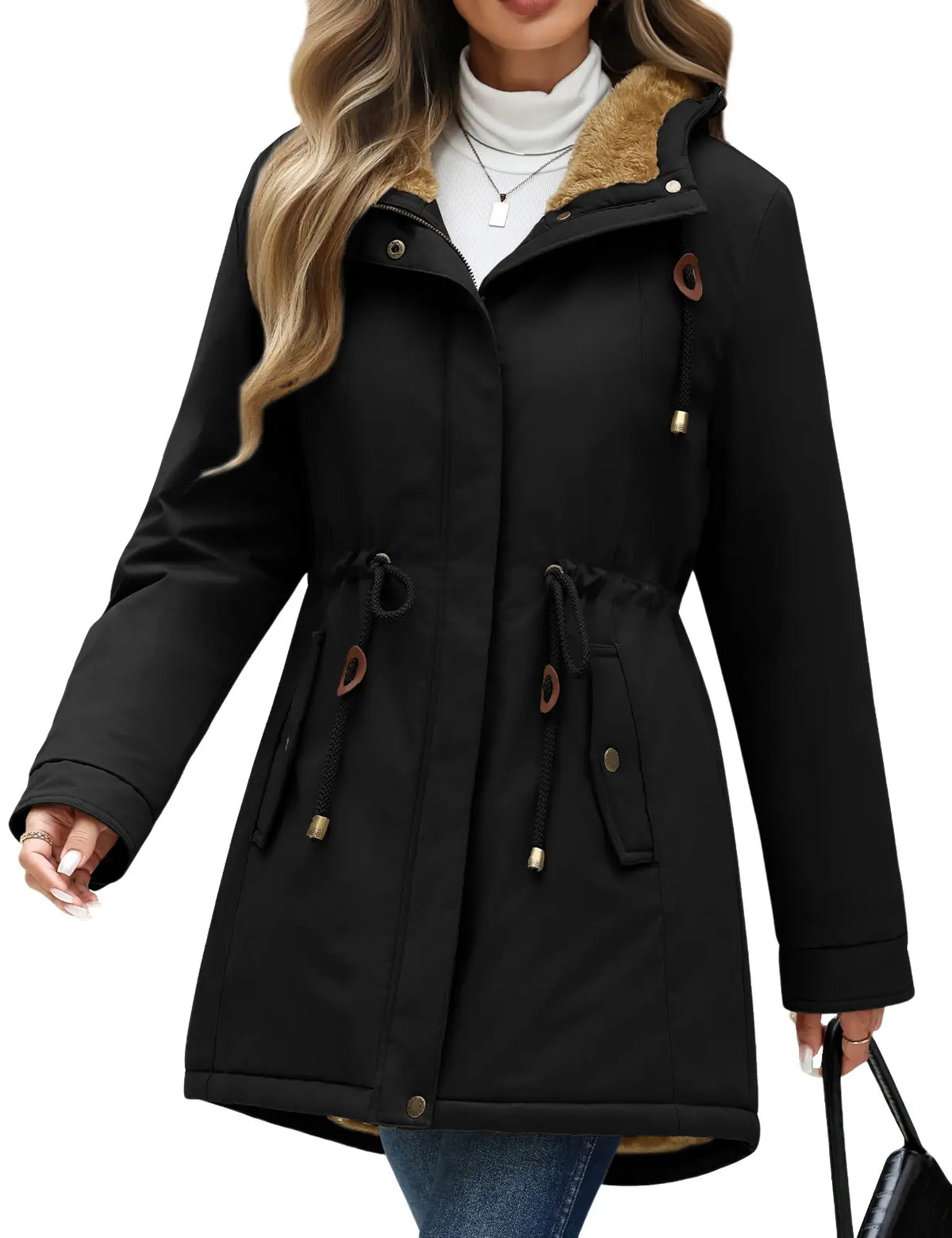 🔥 BLACK FRIDAY EARLY ACCESS| Women's Fleece-Lined Hooded Parka Jacket