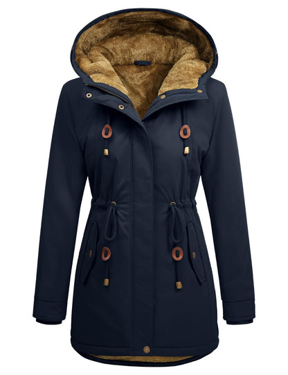 🔥 BLACK FRIDAY EARLY ACCESS| Women's Fleece-Lined Hooded Parka Jacket