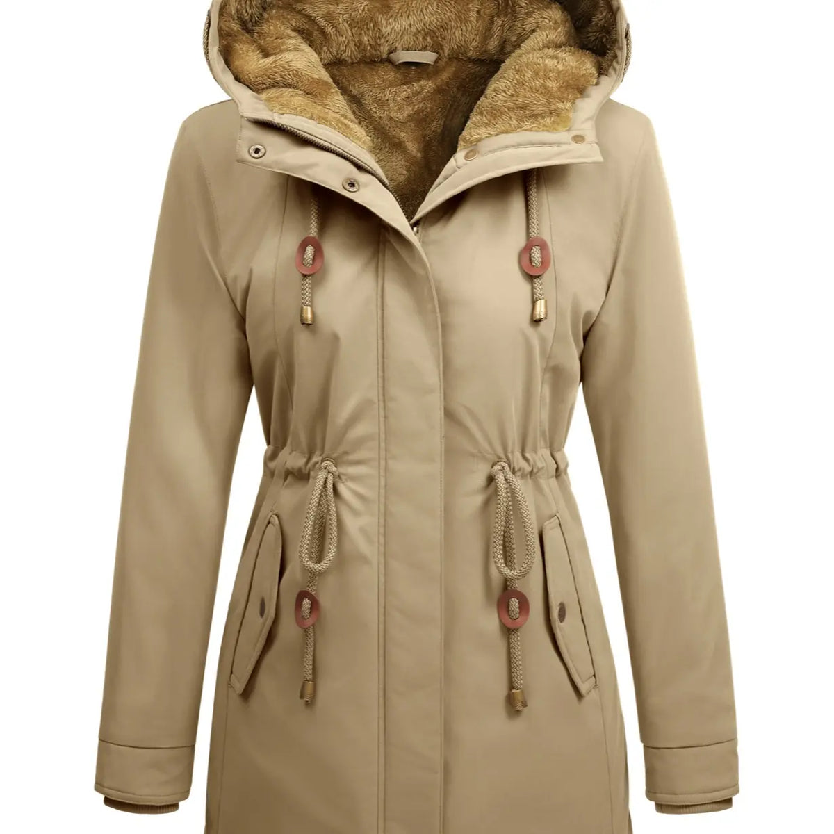 🔥 BLACK FRIDAY EARLY ACCESS| Women's Fleece-Lined Hooded Parka Jacket