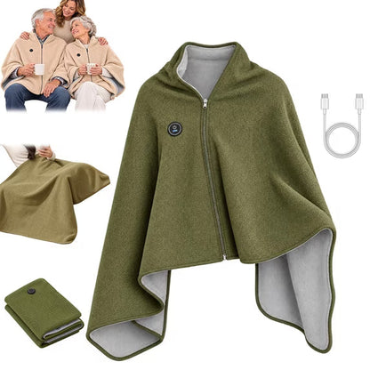 🔥BLACK FRIDAY SALE🔥Wearable Heated Shawl 3 Heat Levels Portable Thermal Wrap