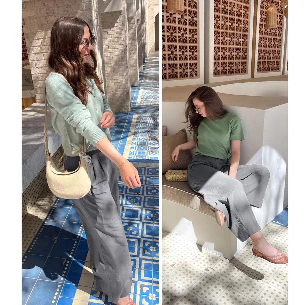 ⚡LAST 2 DAYS⚡- Women's Casual High Waist Linen Wide Leg Trousers