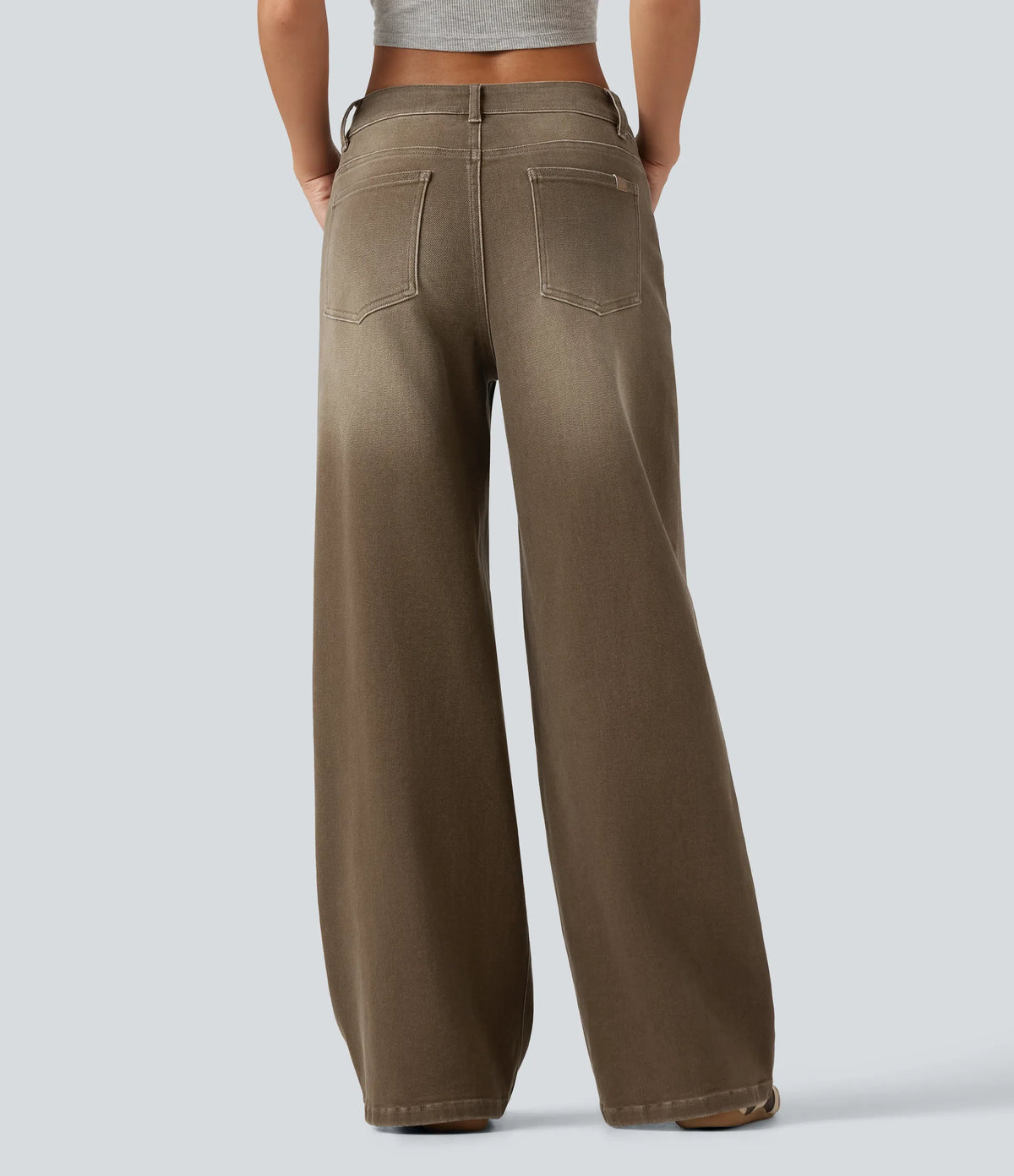 🔥 FALL SALE | 5 FOR ONLY $25.99! Women's Asymmetric Low-Rise Wide-Leg Jeans – Stretch Denim Everyday Pants
