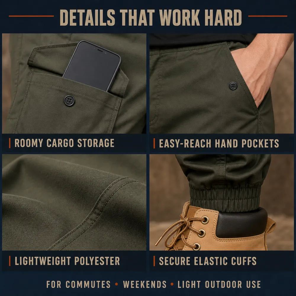 🔥Black Friday Early Bird Sale Is   Here🔥Men's Multi-Pocket Cargo Joggers