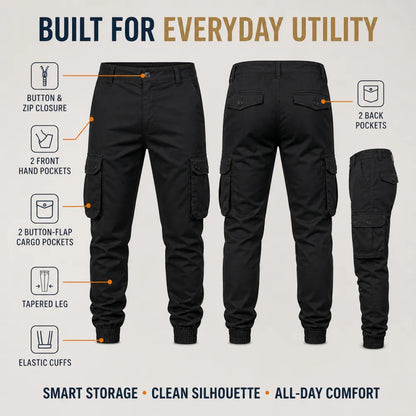 🔥Black Friday Early Bird Sale Is   Here🔥Men's Multi-Pocket Cargo Joggers