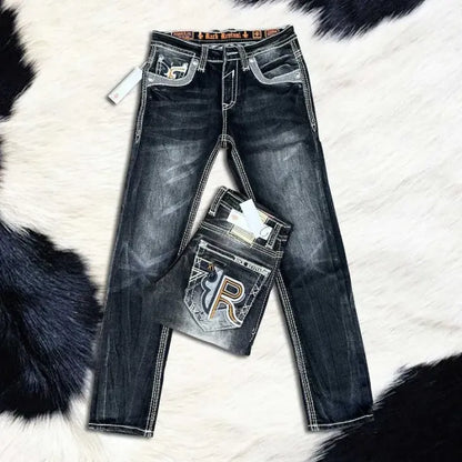 🔥Rock Revival Jeans - Premium Western Denim Collection