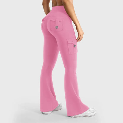 ❤️❤️Last Day Promotion🔥Women's Workout Flare Leggings with Pockets