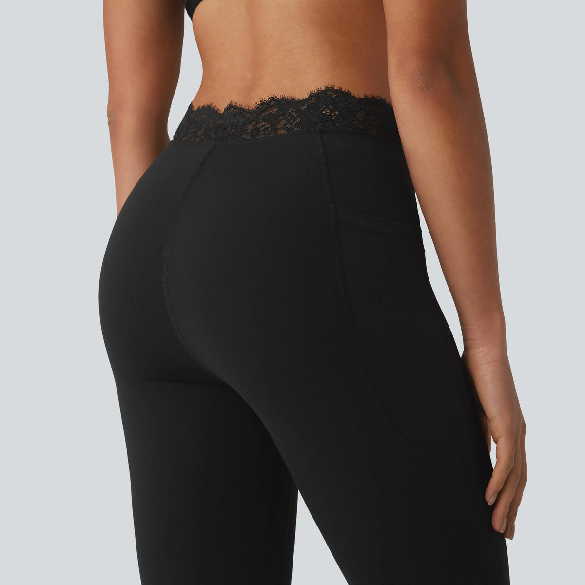 ⏰Limited Time Sale⏰ Women's Lace Waist Flare Pants – Soft Stretch, Flattering Fit & All-Day Comfort
