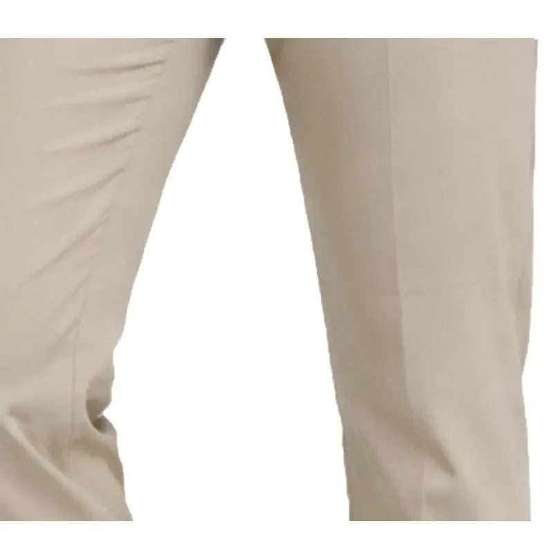 Men's Stretch No-Iron Dress Pants with Expandable Waist
