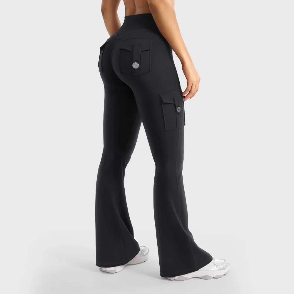 ❤️❤️Last Day Promotion🔥Women's Workout Flare Leggings with Pockets