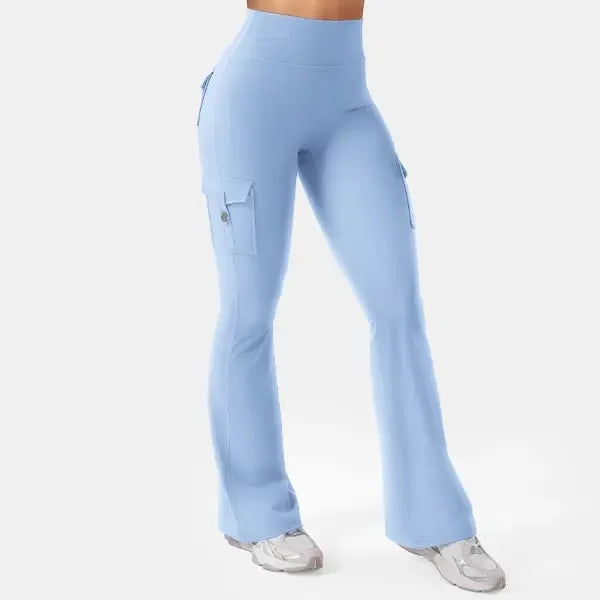 ❤️❤️Last Day Promotion🔥Women's Workout Flare Leggings with Pockets