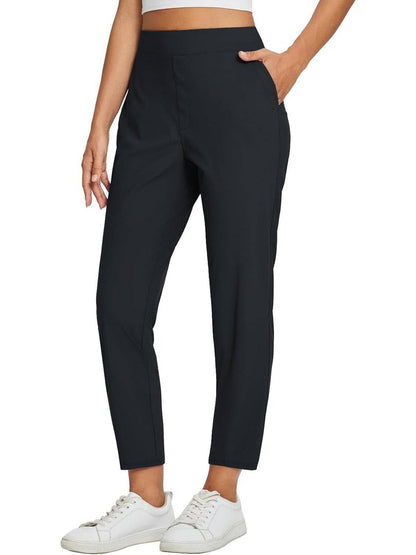 🚨 Last Chance To Save 🚨Women's Fitted High-Waisted Zip-Pocket Trousers
