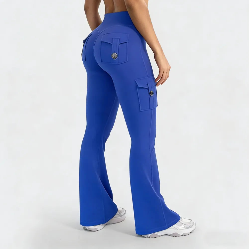 ❤️❤️Last Day Promotion🔥Women's Workout Flare Leggings with Pockets