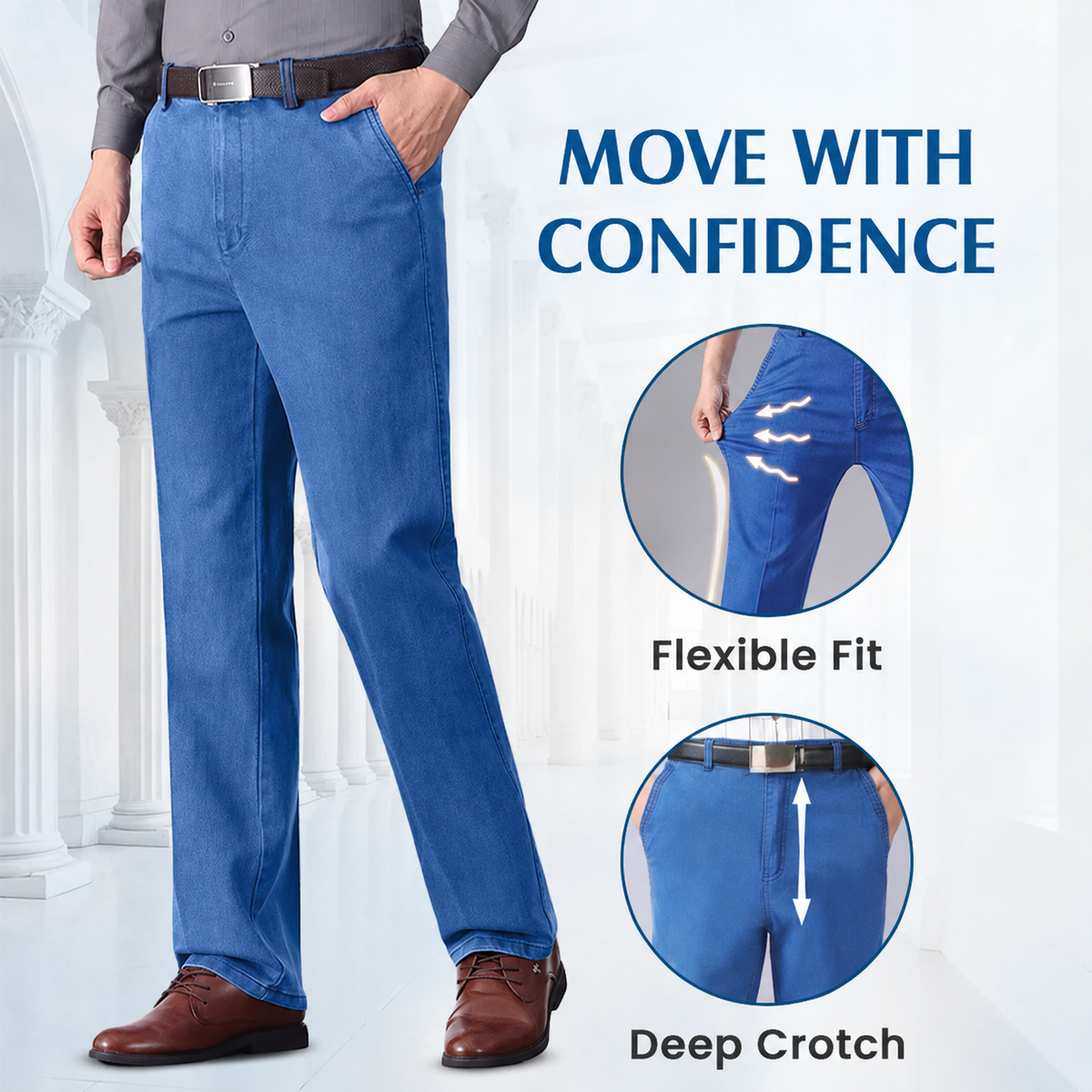 Black Friday Early Bird Sale Is Here🔥Men's Classic Straight Fit Stretch Jeans