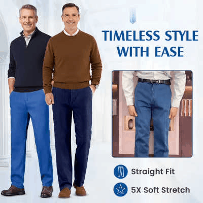 Black Friday Early Bird Sale Is Here🔥Men's Classic Straight Fit Stretch Jeans