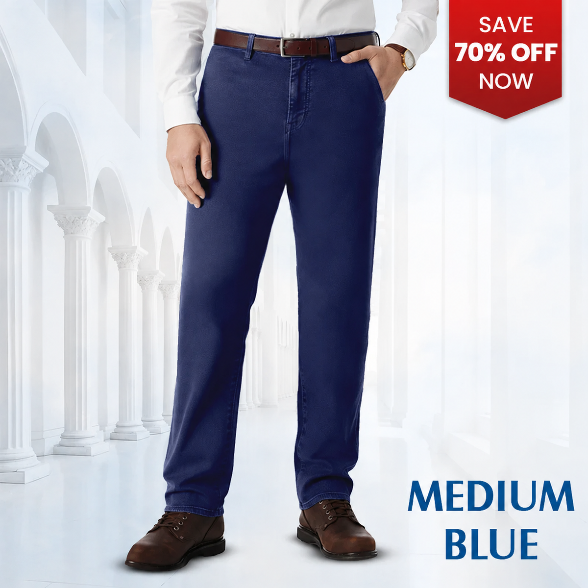 Black Friday Early Bird Sale Is Here🔥Men's Classic Straight Fit Stretch Jeans