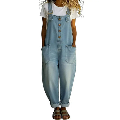 🔥 BLACK FRIDAY EARLY ACCESS | Women's Vintage Denim Overalls – Relaxed Fit