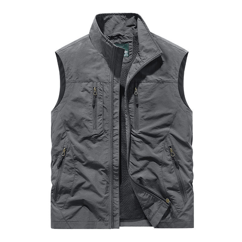 ⏰Limited Time Sale⏰ Men's Multi-Pocket Utility Vest – 8 Pockets for Everyday Convenience