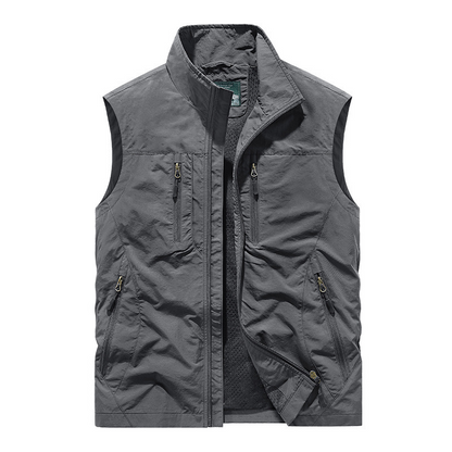 ⏰Limited Time Sale⏰ Men's Multi-Pocket Utility Vest – 8 Pockets for Everyday Convenience