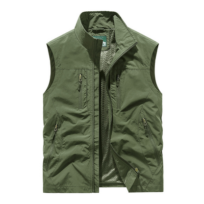 ⏰Limited Time Sale⏰ Men's Multi-Pocket Utility Vest – 8 Pockets for Everyday Convenience