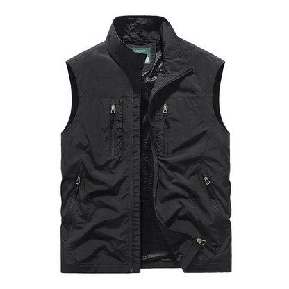 ⏰Limited Time Sale⏰ Men's Multi-Pocket Utility Vest – 8 Pockets for Everyday Convenience