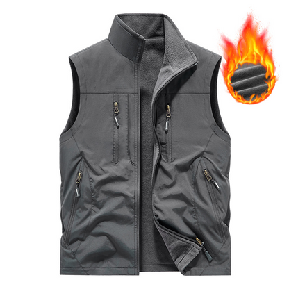 ⏰Limited Time Sale⏰ Men's Multi-Pocket Utility Vest – 8 Pockets for Everyday Convenience